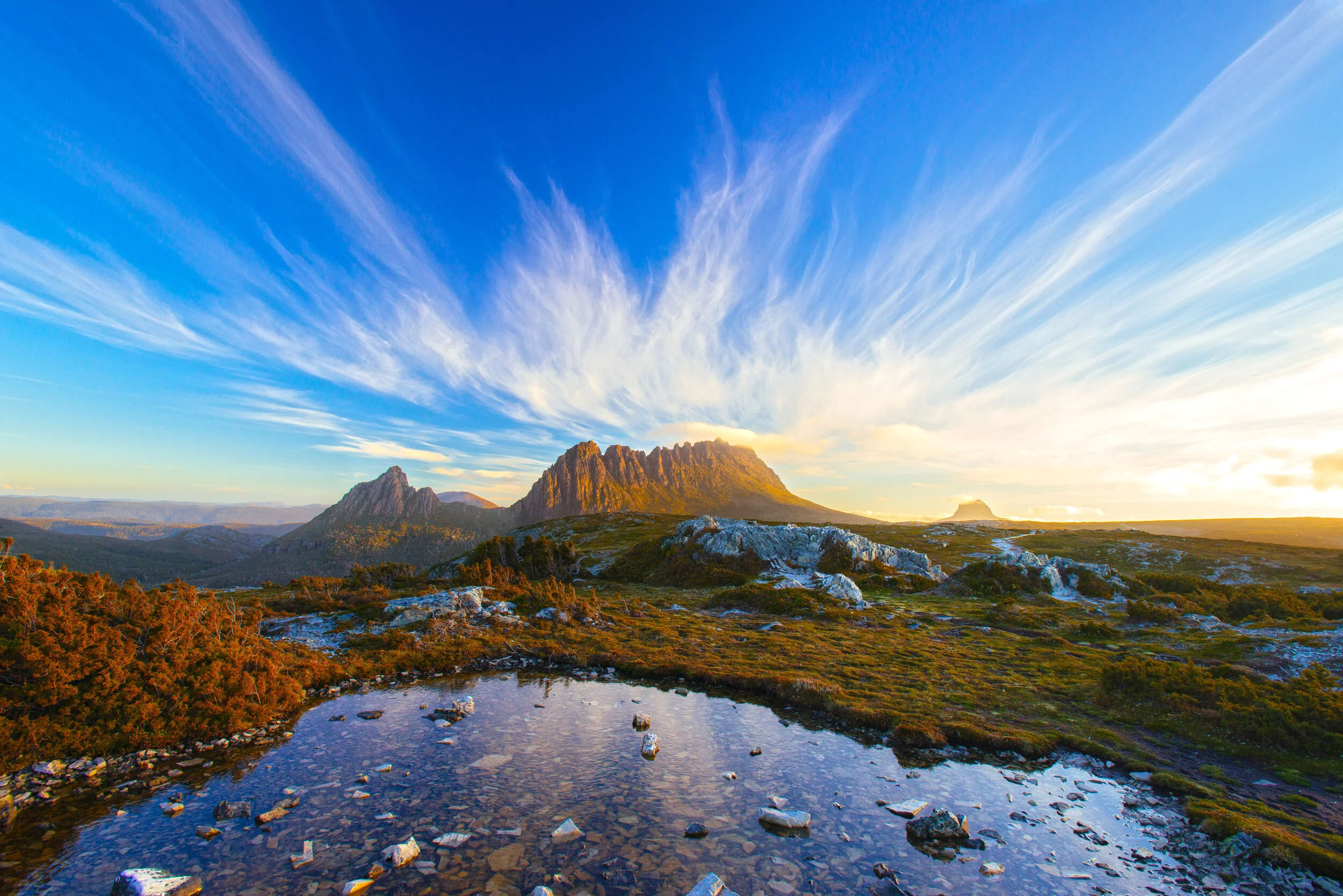 Tasmanian coastal landscape